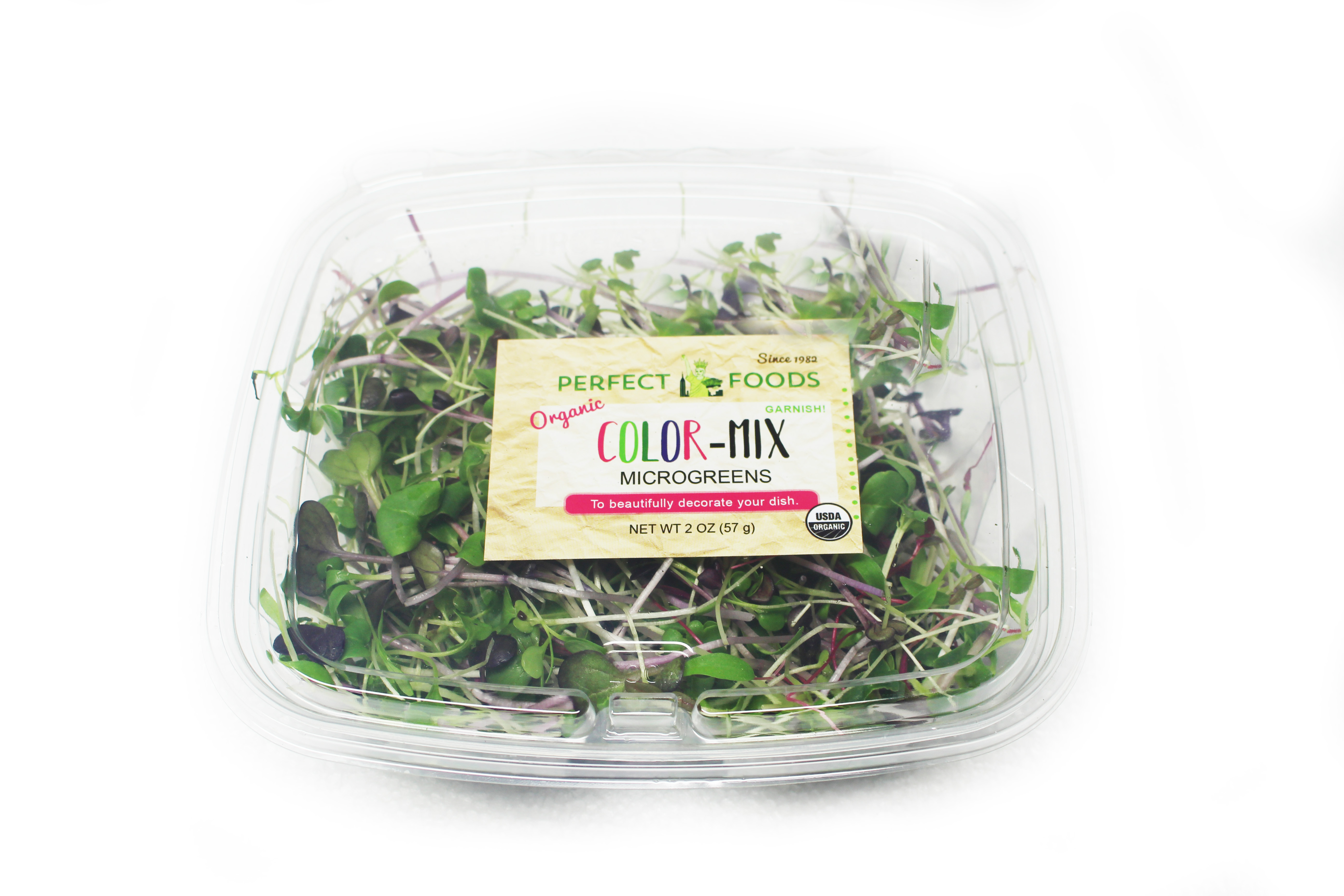 color mix microgreen clamshell Perfect Foods