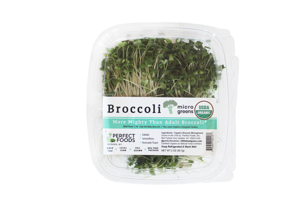 broccoli sulforaphane microgreen clamshell