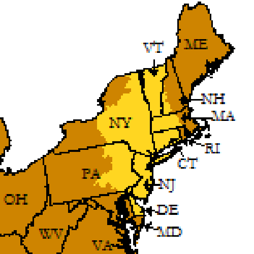 Shipping Wheatgrass & Microgreens 3 UPS Zone 2 Map