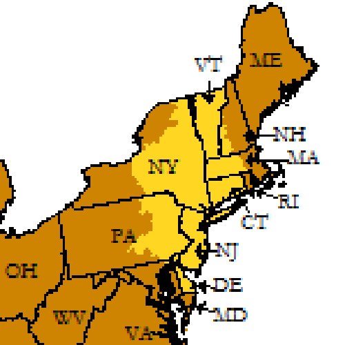 UPS Zone 2 Map