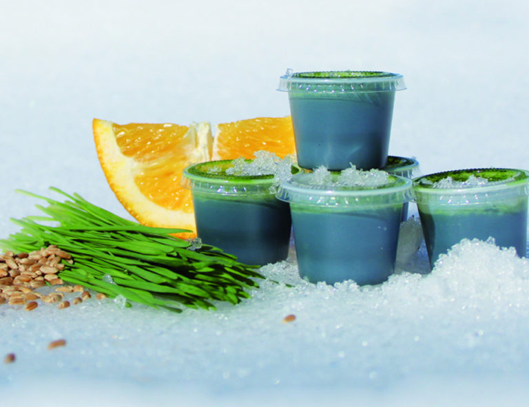 frozen wheatgrass juice