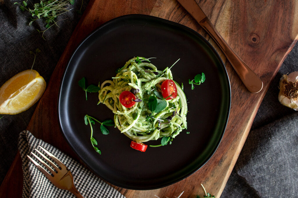 Microgreen Zoodles & Pea Pesto Recipe 1 Screen Shot 2020 11 25 at 1.18.06 PM